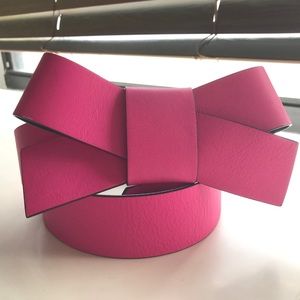 Kate Spade Big Bow Belt Hot Pink 🎀